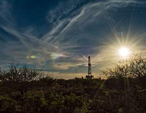 oil rig in the Permian basin