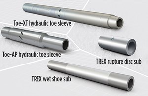 Fig. 2. With a range of functionalities, hydraulic toe subs can be incorporated into a variety of completion designs, to reduce operational risk in stimulating the first stage of a horizontal well.