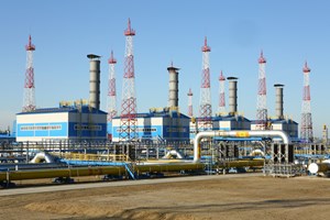 Central booster compressor station at Chayandinskoye field