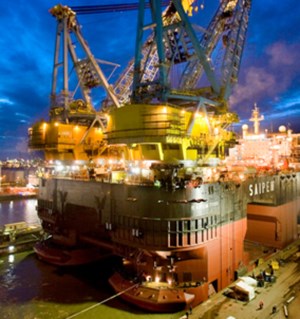 Saipem 700 offshore crane vessel