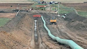 Dakota Access Pipeline during the construction phase