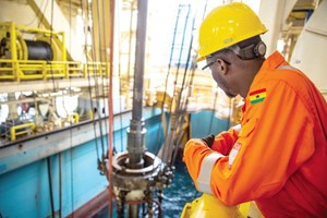 Eni crew offshore Ghana