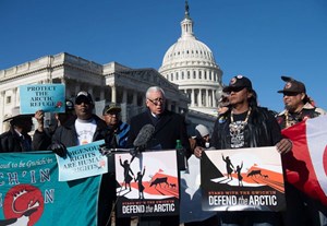 Alaska&#x27;s indigenous Gwich&#x27;in protesting ANWR drilling permits