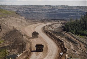 oil sands mine in Canada