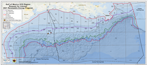 BOEM&#x27;s 2021 Request for Interest (RFI) map