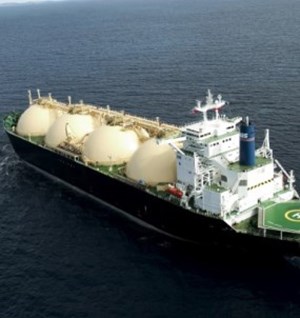LNG tanker from Woodside Energy