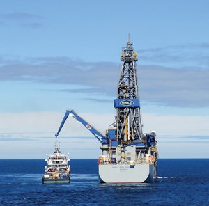 Activity in the South Pacific region, including offshore New Zealand, will be limited this year to only the best prospects. Photo: Anadarko Petroleum Corporation.