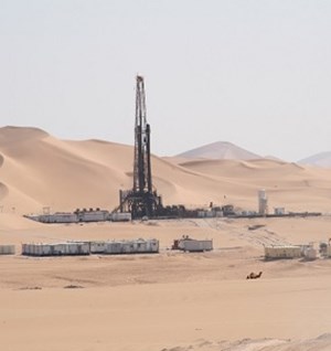 oil production rig onshore Libya
