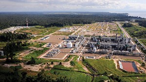 Fig. 2. The final investment decision for the development of the Tangguh Expansion Project, in Indonesia’s Papua Barat Province, was approved last June. Operations are expected to begin in 2020. Photo: BP.