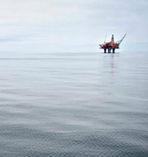 oil platform in the Norwegian continental shelf