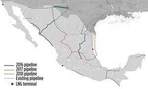 Fig. 1. Mexico’s energy infrastructure.