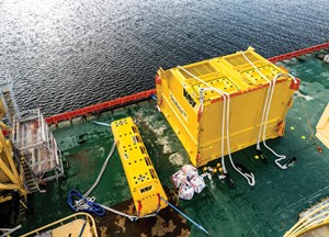 Fig. 4. A full-scale test module, ready for installation off the coast of Stavanger.