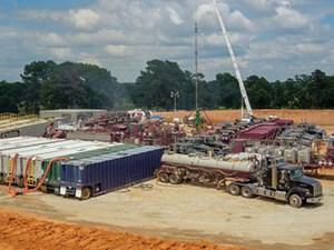 Fig. 1. Increased capacity has driven down frac stimulation costs in the North Louisiana-East Texas Haynesville. Image: Tanos Exploration II, LLC.