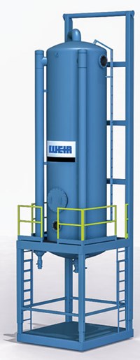 Fig. 6. An intelligent system provides precise measurements and automatically controls liquid levels within the mud gas separator. Image: Weir Oil &amp; Gas.