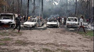 Photo released by Rivers State Command of the Nigeria Security and Civil Defence Corps/Via CNN