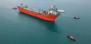 Fig. 3. Once the Johan Castberg FPSO is completed in Norway and subsequently undergoes hook-up and final commissioning at Johan Castberg field, it should achieve first production in 2024. Image: Equinor, photo by Ong Tze Wei Justin and Chua Chee Hou.