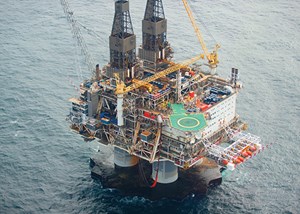 Fig. 4. Not only does the Hibernia platform claim fame as Canada’s first offshore producing field, it also features the first gravity-based structure installed off North America. Image: Hibernia Management and Development Company Ltd.