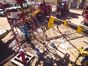 Fig. 1. Coiled Tubing drilling operations undertaken in Pampa, Texas. Image: AnTech